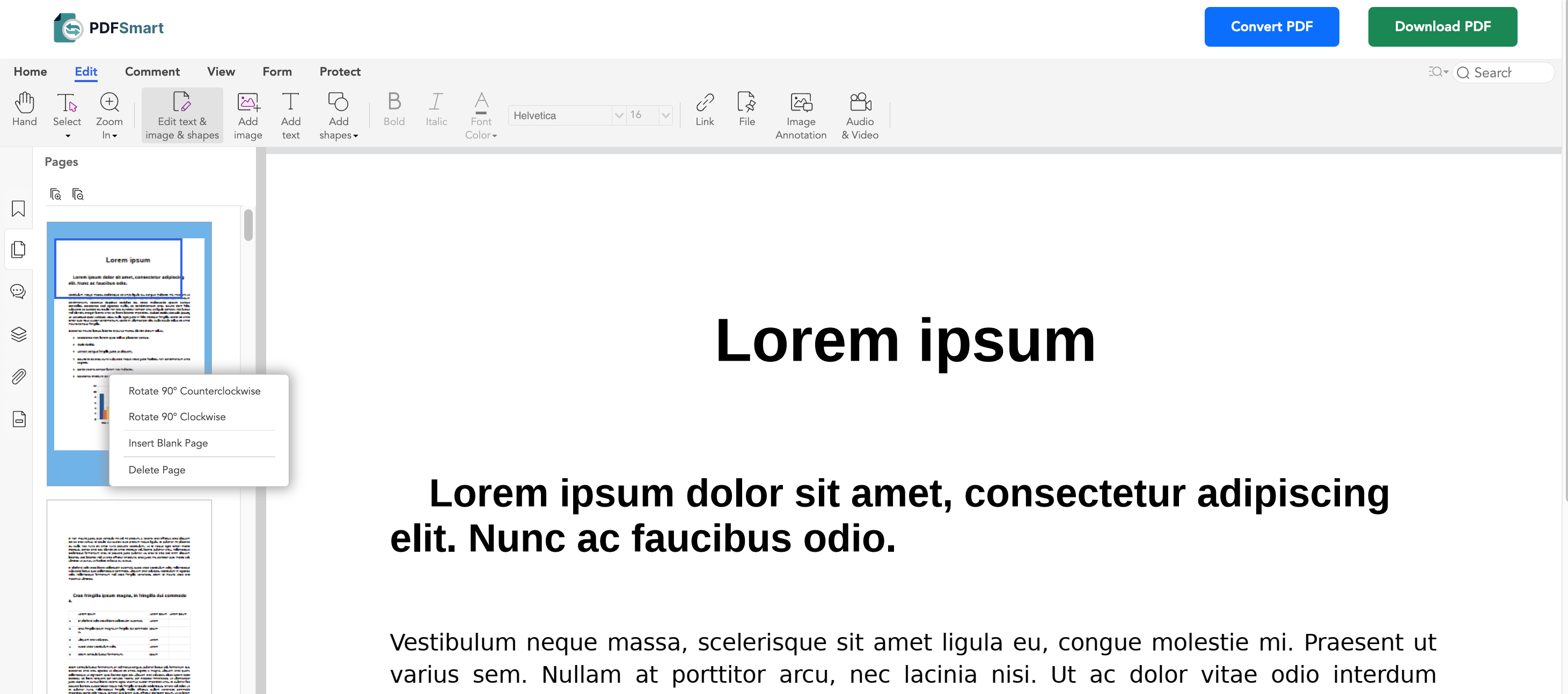 How to easily rotate PDF pages? | PDFSmart