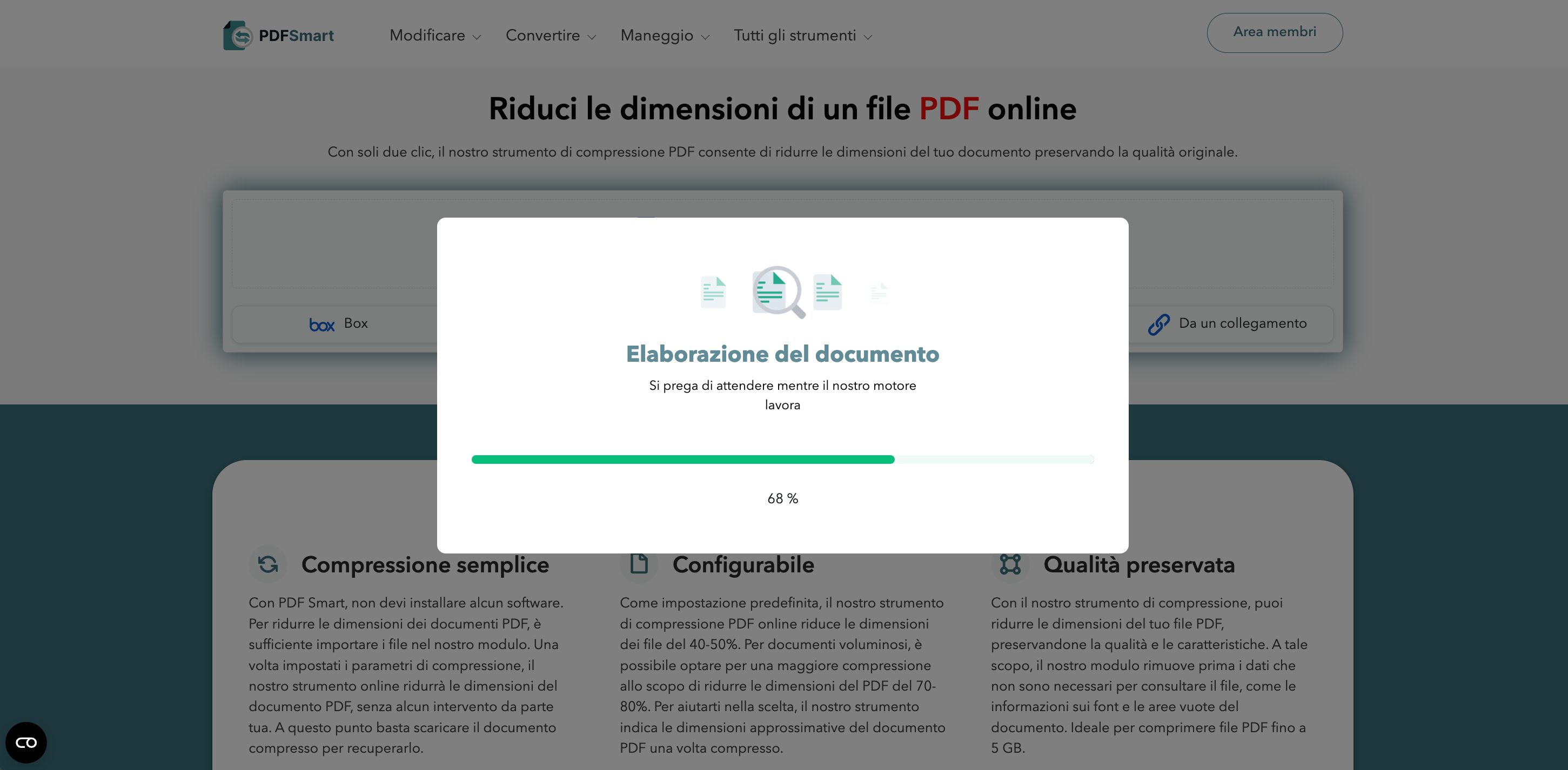 Come comprimere un documento PDF con PDFSmart? | PDFSmart