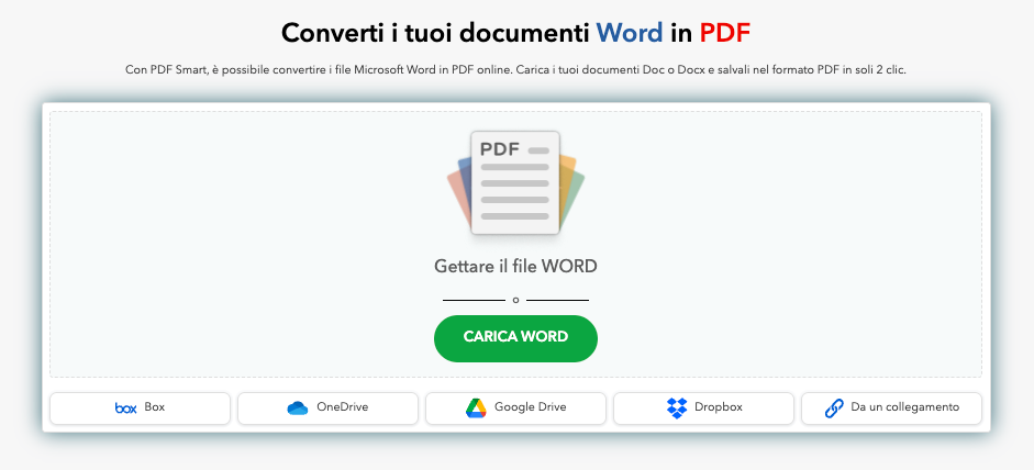 Convertire Word in PDF in modo semplice con PDFSmart - Soluzione veloce ...