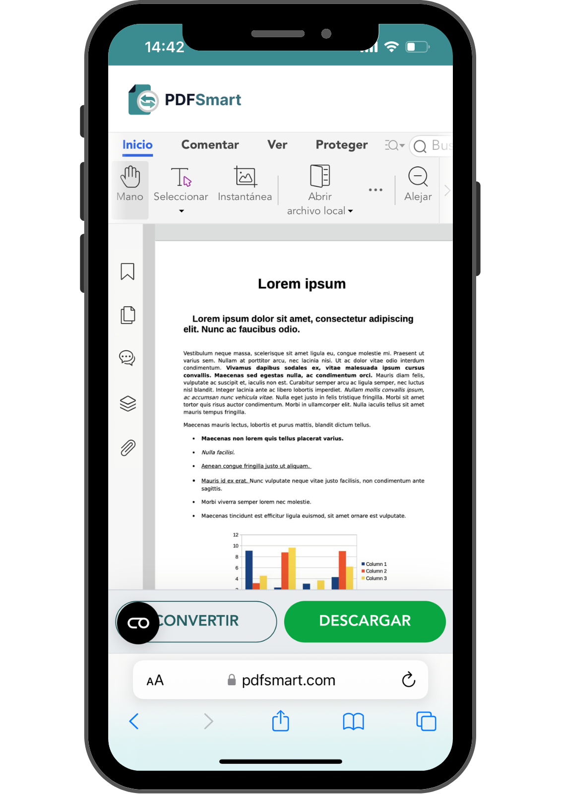 Editar PDF en mi smartphone