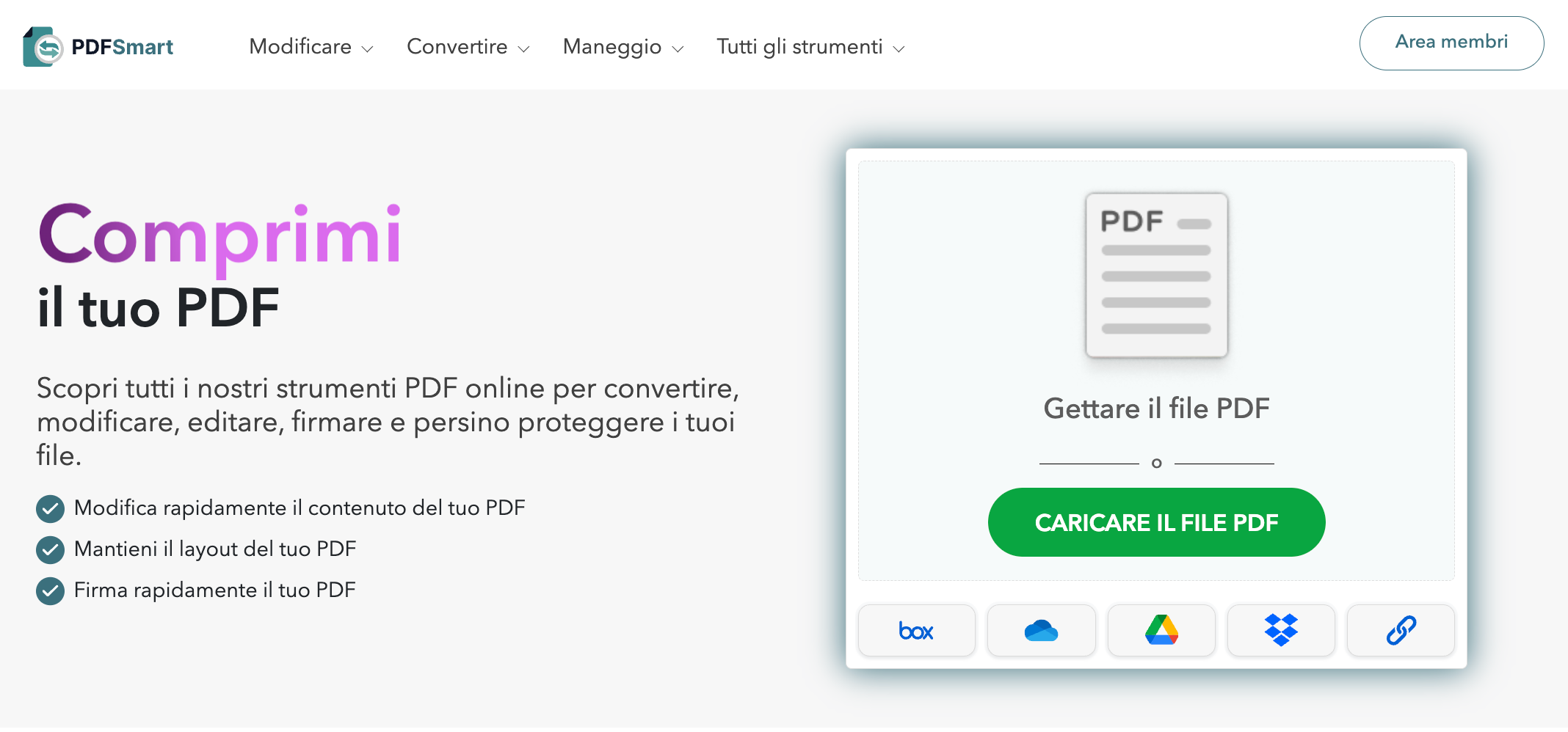 Ottimizzare il peso di un PDF