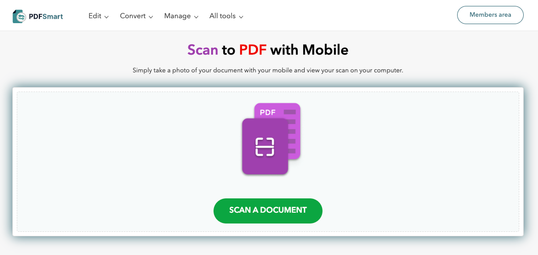 scan a doc with smartphone